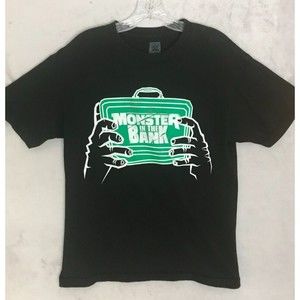 WWE Monster In The‎ Bank Wrestling Braun Strowman Authentic Black T-Shirt Medium
